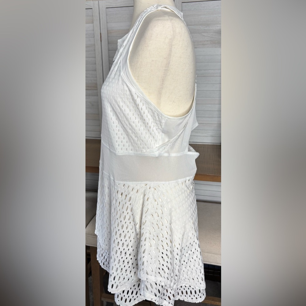 Nike Women's Mesh White Coverup LARGE NWT - Picture 6 of 16